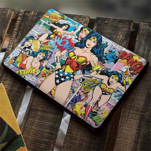DC Comics Wonder Woman Comic Blast Google Pixelbook Go Skin